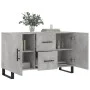 Concrete gray engineered wood sideboard 100x36x60 cm by vidaXL, Sideboards - Ref: Foro24-828200, Price: 122,20 €, Discount: %