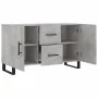 Concrete gray engineered wood sideboard 100x36x60 cm by vidaXL, Sideboards - Ref: Foro24-828200, Price: 122,20 €, Discount: %
