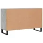 Concrete gray engineered wood sideboard 100x36x60 cm by vidaXL, Sideboards - Ref: Foro24-828200, Price: 122,20 €, Discount: %