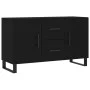 Aparador de madera de ingeniería negro 100x36x60 cm de vidaXL, Aparadores - Ref: Foro24-828197, Precio: 100,16 €, Descuento: %