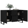 Sideboard aus schwarzem Holzwerkstoff 100x36x60 cm von vidaXL, Sideboards - Ref: Foro24-828197, Preis: 109,30 €, Rabatt: %