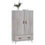 Hohes Sonoma-Sideboard aus grauem Holzwerkstoff, 69,5 x 31 x 115 cm von vidaXL, Sideboards - Ref: Foro24-828210, Preis: 89,04...