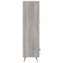 Hohes Sonoma-Sideboard aus grauem Holzwerkstoff, 69,5 x 31 x 115 cm von vidaXL, Sideboards - Ref: Foro24-828210, Preis: 87,97...