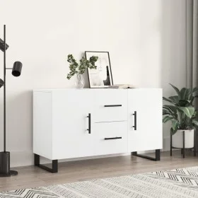 Weißes Sideboard aus Holzwerkstoff, 100 x 36 x 60 cm von vidaXL, Sideboards - Ref: Foro24-828196, Preis: 90,74 €, Rabatt: %