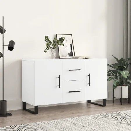 Weißes Sideboard aus Holzwerkstoff, 100 x 36 x 60 cm von vidaXL, Sideboards - Ref: Foro24-828196, Preis: 90,74 €, Rabatt: %