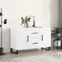 Weißes Sideboard aus Holzwerkstoff, 100 x 36 x 60 cm von vidaXL, Sideboards - Ref: Foro24-828196, Preis: 90,74 €, Rabatt: %