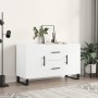 Weißes Sideboard aus Holzwerkstoff, 100 x 36 x 60 cm von vidaXL, Sideboards - Ref: Foro24-828196, Preis: 92,09 €, Rabatt: %