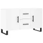 Weißes Sideboard aus Holzwerkstoff, 100 x 36 x 60 cm von vidaXL, Sideboards - Ref: Foro24-828196, Preis: 90,74 €, Rabatt: %
