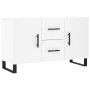 Weißes Sideboard aus Holzwerkstoff, 100 x 36 x 60 cm von vidaXL, Sideboards - Ref: Foro24-828196, Preis: 92,09 €, Rabatt: %