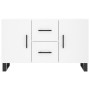 Weißes Sideboard aus Holzwerkstoff, 100 x 36 x 60 cm von vidaXL, Sideboards - Ref: Foro24-828196, Preis: 92,09 €, Rabatt: %