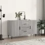 Sonoma gray engineered wood sideboard 100x36x60 cm by vidaXL, Sideboards - Ref: Foro24-828194, Price: 104,91 €, Discount: %
