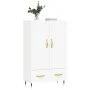 Hohes Sideboard aus weißem Holzwerkstoff, 69,5 x 31 x 115 cm von vidaXL, Sideboards - Ref: Foro24-828212, Preis: 85,92 €, Rab...