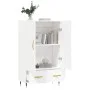 Hohes Sideboard aus weißem Holzwerkstoff, 69,5 x 31 x 115 cm von vidaXL, Sideboards - Ref: Foro24-828212, Preis: 85,92 €, Rab...