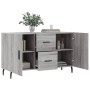 Aparador de madera de ingeniería gris Sonoma 100x36x60 cm de vidaXL, Aparadores - Ref: Foro24-828194, Precio: 108,48 €, Descu...