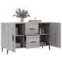 Sonoma gray engineered wood sideboard 100x36x60 cm by vidaXL, Sideboards - Ref: Foro24-828194, Price: 104,91 €, Discount: %