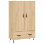 Hohes Sideboard Holzwerkstoff Sonoma Eiche 69,5x31x115 cm von vidaXL, Sideboards - Ref: Foro24-828207, Preis: 86,25 €, Rabatt: %