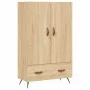 Tall engineered wood sideboard in Sonoma oak, 69.5x31x115 cm by vidaXL, Sideboards - Ref: Foro24-828207, Price: 85,22 €, Disc...