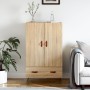 Hohes Sideboard Holzwerkstoff Sonoma Eiche 69,5x31x115 cm von vidaXL, Sideboards - Ref: Foro24-828207, Preis: 86,25 €, Rabatt: %