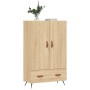 Hohes Sideboard Holzwerkstoff Sonoma Eiche 69,5x31x115 cm von vidaXL, Sideboards - Ref: Foro24-828207, Preis: 86,25 €, Rabatt: %