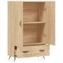 Hohes Sideboard Holzwerkstoff Sonoma Eiche 69,5x31x115 cm von vidaXL, Sideboards - Ref: Foro24-828207, Preis: 86,25 €, Rabatt: %