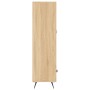 Hohes Sideboard Holzwerkstoff Sonoma Eiche 69,5x31x115 cm von vidaXL, Sideboards - Ref: Foro24-828207, Preis: 86,25 €, Rabatt: %