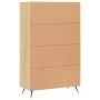 Tall engineered wood sideboard in Sonoma oak, 69.5x31x115 cm by vidaXL, Sideboards - Ref: Foro24-828207, Price: 85,22 €, Disc...