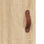 Aparador alto madera de ingeniería roble Sonoma 69,5x31x115 cm de vidaXL, Aparadores - Ref: Foro24-828207, Precio: 86,16 €