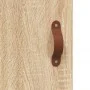 Aparador alto madera de ingeniería roble Sonoma 69,5x31x115 cm de vidaXL, Aparadores - Ref: Foro24-828207, Precio: 85,20 €, D...