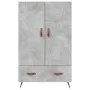 Concrete gray engineered wood tall sideboard 69.5x31x115 cm by vidaXL, Sideboards - Ref: Foro24-828208, Price: 84,81 €, Disco...