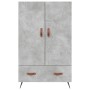 Hohes Sideboard aus betongrauem Holzwerkstoff, 69,5 x 31 x 115 cm von vidaXL, Sideboards - Ref: Foro24-828208, Preis: 85,81 €...