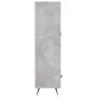 Concrete gray engineered wood tall sideboard 69.5x31x115 cm by vidaXL, Sideboards - Ref: Foro24-828208, Price: 84,81 €, Disco...