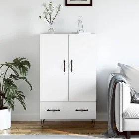 High gloss white engineered wood sideboard 69.5x31x115 cm by vidaXL, Sideboards - Ref: Foro24-828230, Price: 75,29 €, Discoun...