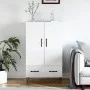 High gloss white engineered wood sideboard 69.5x31x115 cm by vidaXL, Sideboards - Ref: Foro24-828230, Price: 75,29 €, Discoun...