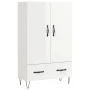 High gloss white engineered wood sideboard 69.5x31x115 cm by vidaXL, Sideboards - Ref: Foro24-828230, Price: 75,29 €, Discoun...