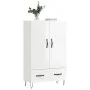 High gloss white engineered wood sideboard 69.5x31x115 cm by vidaXL, Sideboards - Ref: Foro24-828230, Price: 75,29 €, Discoun...