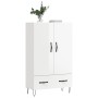 Hohes Sideboard Holzwerkstoff weiß glänzend 69,5x31x115 cm von vidaXL, Sideboards - Ref: Foro24-828230, Preis: 76,22 €, Rabat...