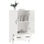 High gloss white engineered wood sideboard 69.5x31x115 cm by vidaXL, Sideboards - Ref: Foro24-828230, Price: 75,29 €, Discoun...
