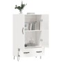 Hohes Sideboard Holzwerkstoff weiß glänzend 69,5x31x115 cm von vidaXL, Sideboards - Ref: Foro24-828230, Preis: 76,22 €, Rabat...