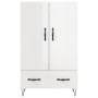 Hohes Sideboard Holzwerkstoff weiß glänzend 69,5x31x115 cm von vidaXL, Sideboards - Ref: Foro24-828230, Preis: 76,22 €, Rabat...