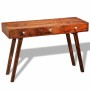 Mesa consola con 3 cajones madera maciza acacia 76 cm