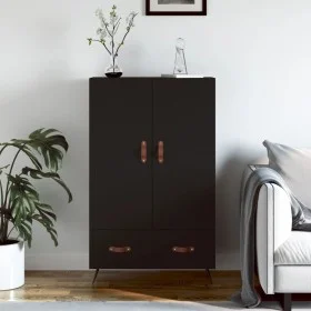 Hohes Sideboard Holzwerkstoff schwarz 69,5x31x115 cm von vidaXL, Sideboards - Ref: Foro24-828205, Preis: 96,68 €, Rabatt: %