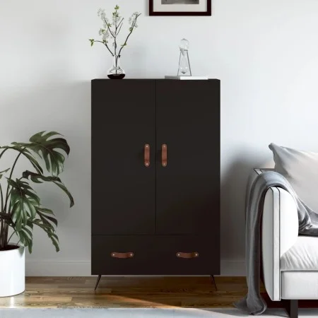 Hohes Sideboard Holzwerkstoff schwarz 69,5x31x115 cm von vidaXL, Sideboards - Ref: Foro24-828205, Preis: 95,57 €, Rabatt: %