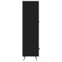 Tall black engineered wood sideboard 69.5x31x115 cm by vidaXL, Sideboards - Ref: Foro24-828205, Price: 96,96 €, Discount: %