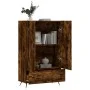 Tall sideboard engineered wood smoked oak 69.5x31x115 cm by vidaXL, Sideboards - Ref: Foro24-828209, Price: 84,81 €, Discount: %