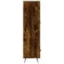 Tall sideboard engineered wood smoked oak 69.5x31x115 cm by vidaXL, Sideboards - Ref: Foro24-828209, Price: 84,81 €, Discount: %