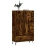 Tall sideboard engineered wood smoked oak 69.5x31x115 cm by vidaXL, Sideboards - Ref: Foro24-828257, Price: 86,54 €, Discount: %