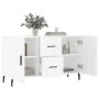 White engineered wood sideboard 100x36x60 cm by vidaXL, Sideboards - Ref: Foro24-828188, Price: 83,59 €, Discount: %