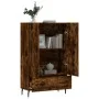 Tall sideboard engineered wood smoked oak 69.5x31x115 cm by vidaXL, Sideboards - Ref: Foro24-828257, Price: 86,54 €, Discount: %