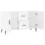 White engineered wood sideboard 100x36x60 cm by vidaXL, Sideboards - Ref: Foro24-828188, Price: 84,49 €, Discount: %