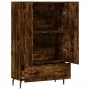 Tall sideboard engineered wood smoked oak 69.5x31x115 cm by vidaXL, Sideboards - Ref: Foro24-828257, Price: 86,54 €, Discount: %